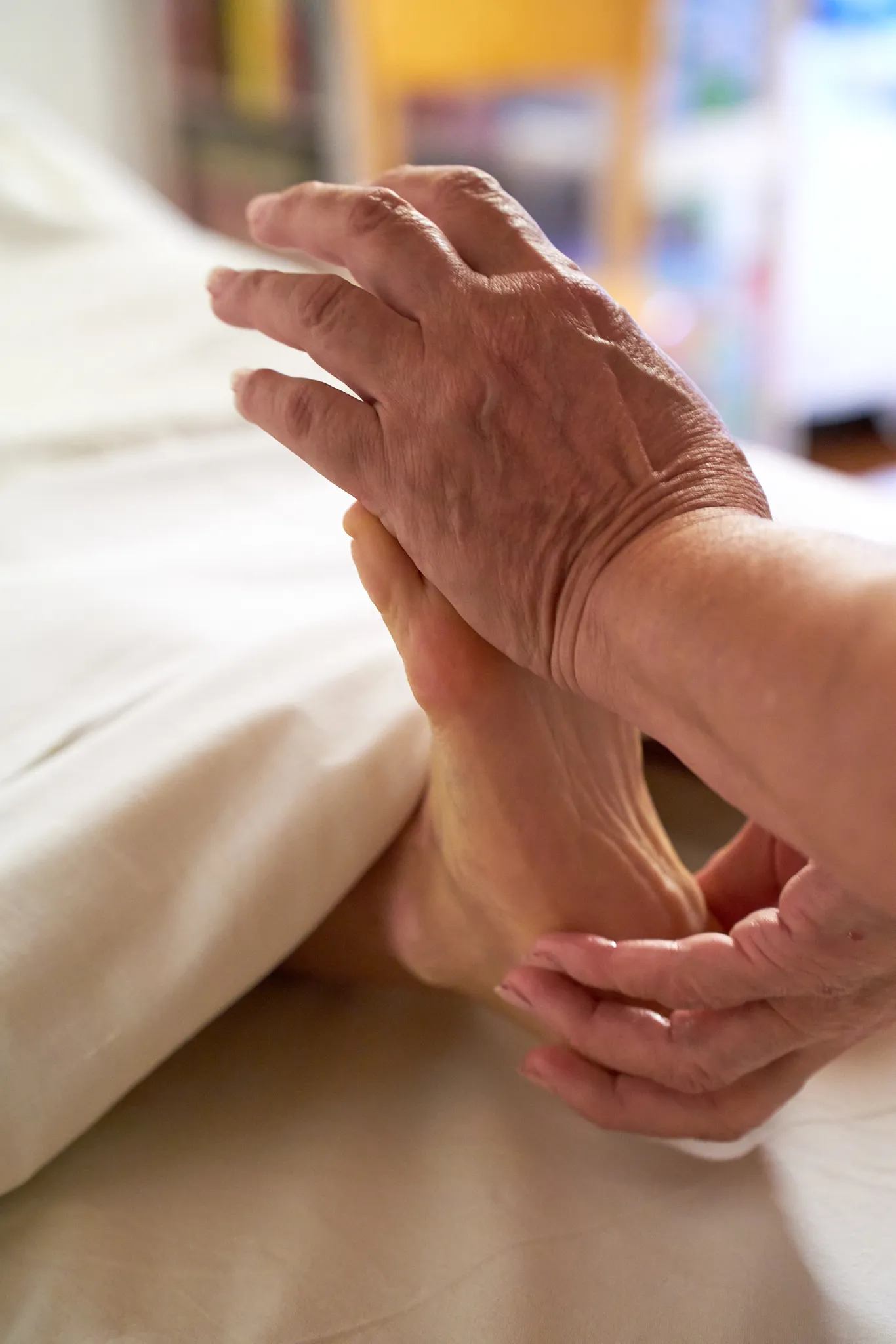 Trattamento di riflessologia plantare in studio